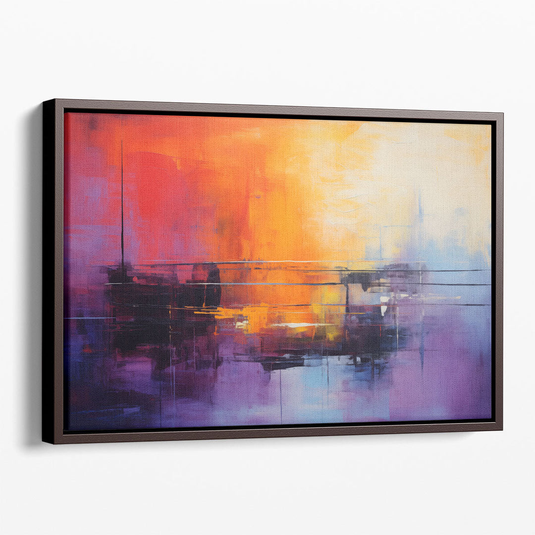 Factory Lightscape - Canvas Print Wall Art