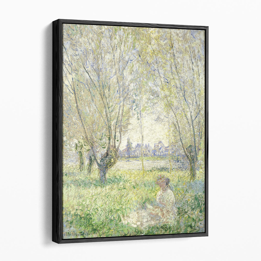 Woman Seated under the Willows, 1880 - Canvas Print Wall Art