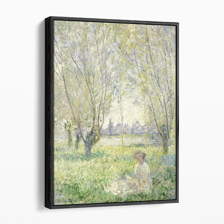 Woman Seated under the Willows, 1880 - Canvas Print Wall Art