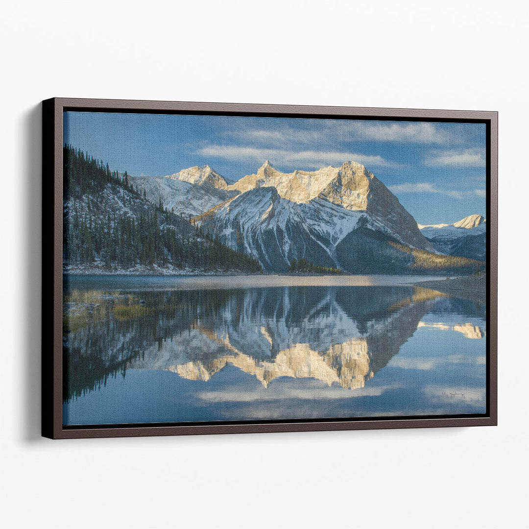 Kananaskis Lake Reflection - Canvas Print Wall Art