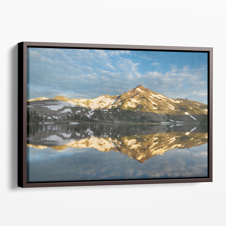 South Sister Reflection I - Canvas Print Wall Art