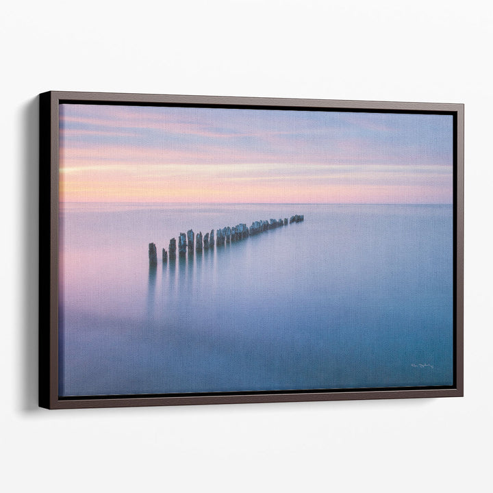 Lake Superior Old Pier IV - Canvas Print Wall Art