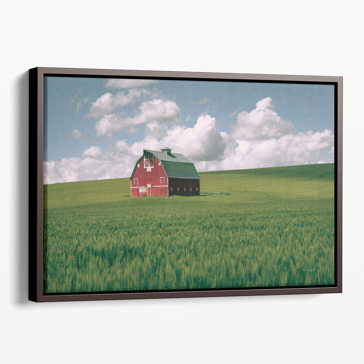 Palouse Region Red Barn I - Canvas Print Wall Art