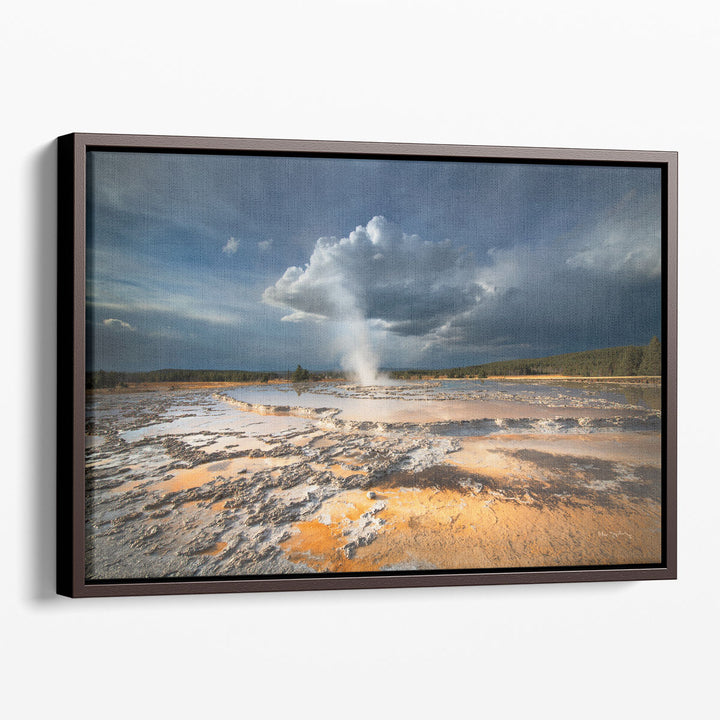 Great Fountain Geyser - Canvas Print Wall Art