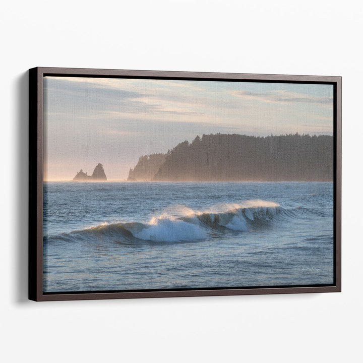 Rialto Beach Waves - Canvas Print Wall Art