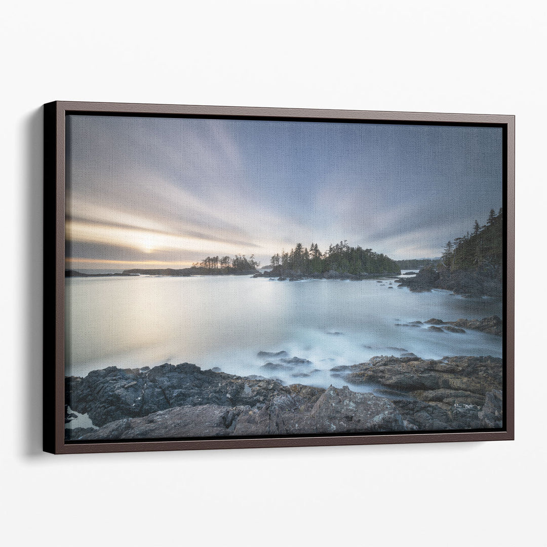 Sunset on Vancouver Island - Canvas Print Wall Art