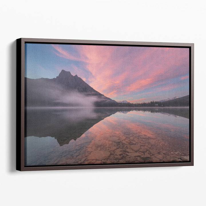 Emerald Lake Evening - Canvas Print Wall Art