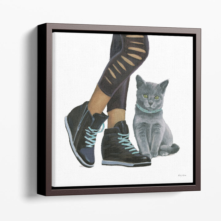 Cutie Kitties V - Canvas Print Wall Art