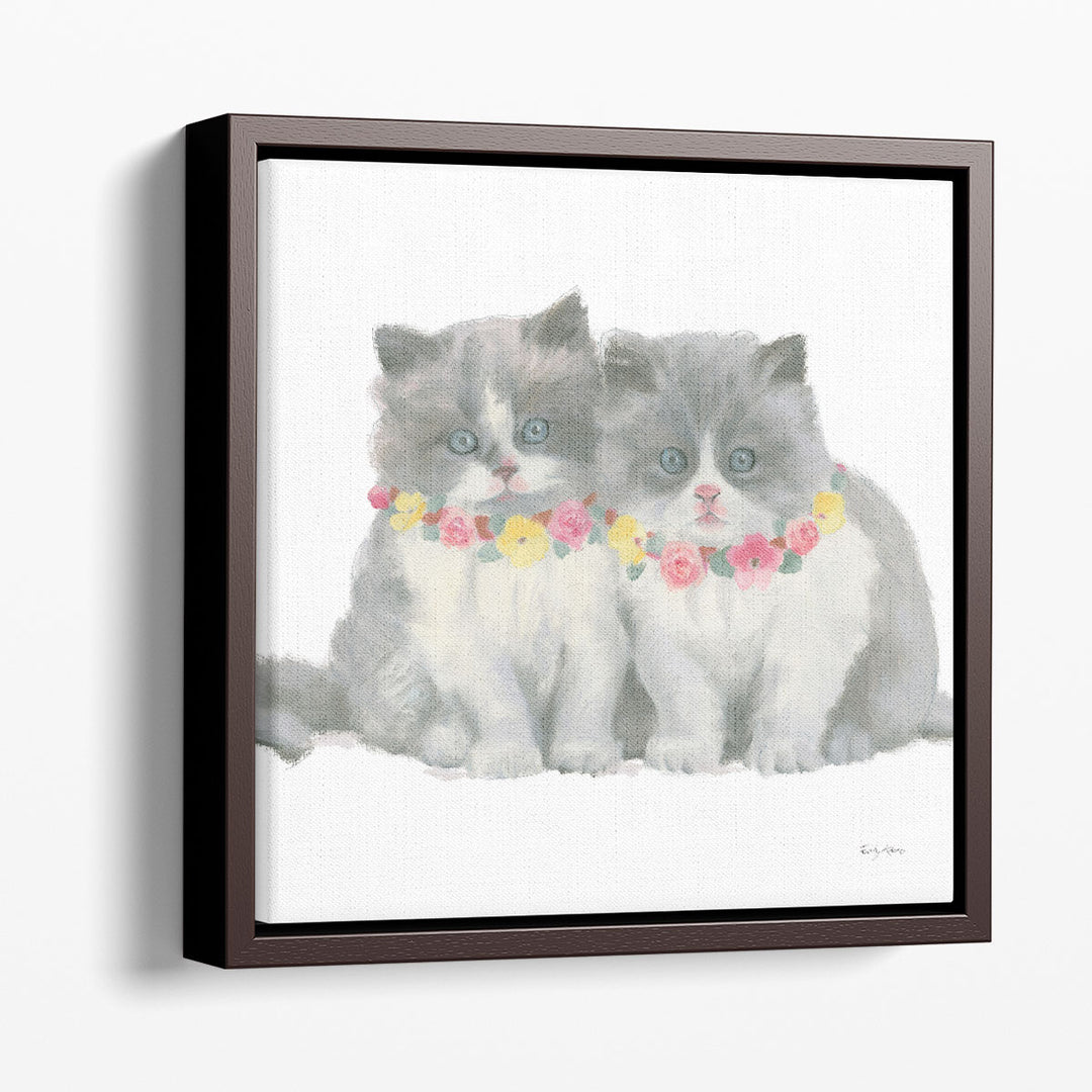 Cutie Kitties VIII - Canvas Print Wall Art