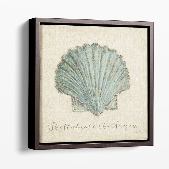 Beach Treasures I Christmas - Canvas Print Wall Art