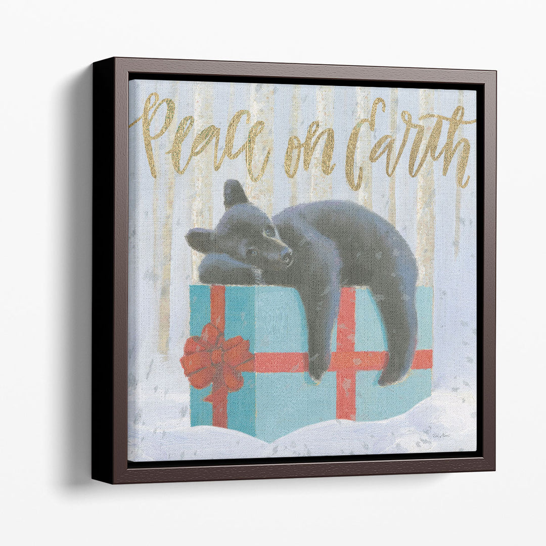 Christmas Critters Bright II - Canvas Print Wall Art