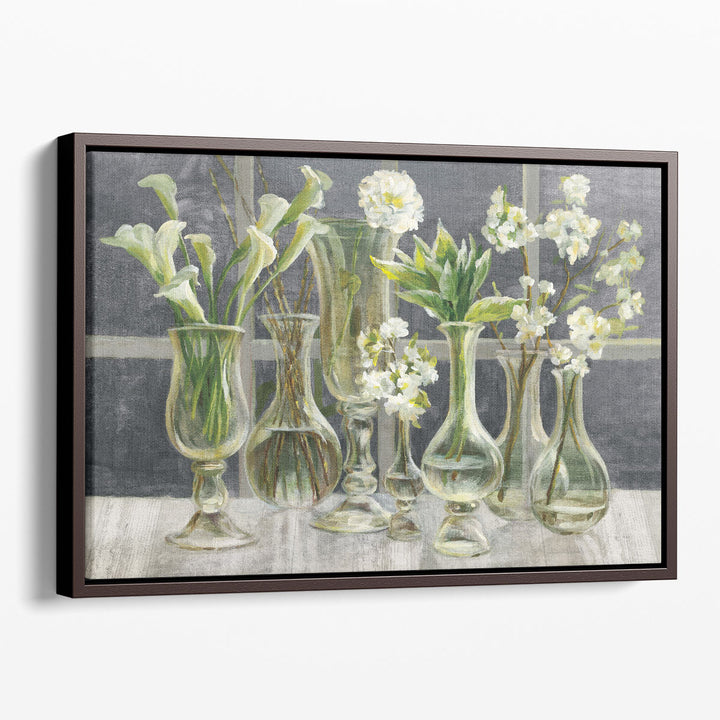 Essence of May Dark Gray - Canvas Print Wall Art