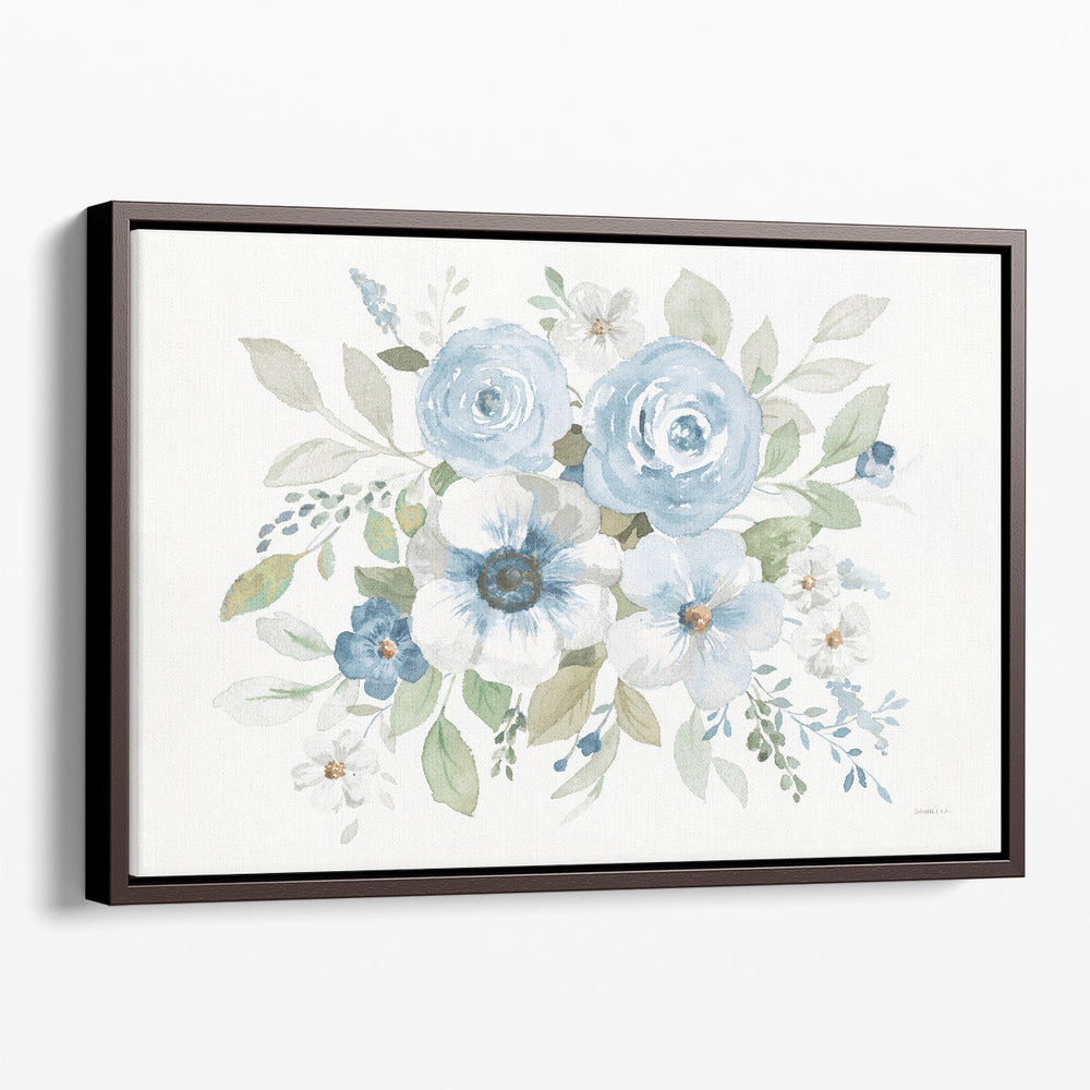 Essence of Spring I Blue - Canvas Print Wall Art