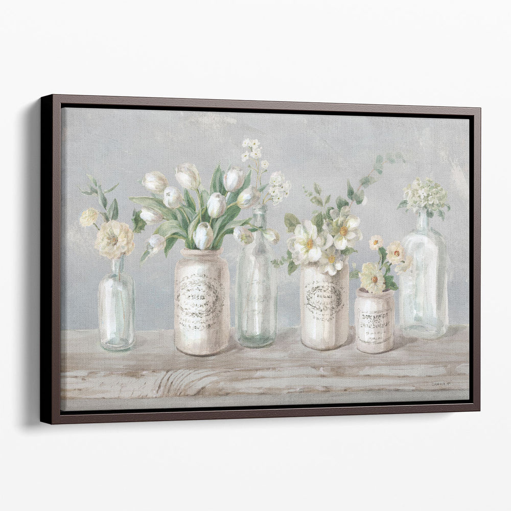 Marmalade Flowers I - Canvas Print Wall Art