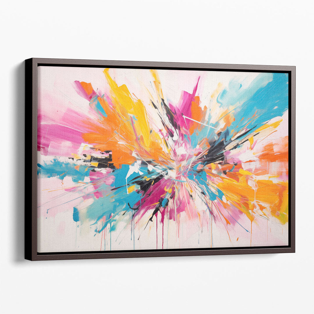 Prismatic Burst - Canvas Print Wall Art