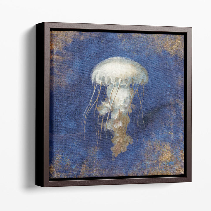 Treasures from the Sea Indigo VI - Canvas Print Wall Art