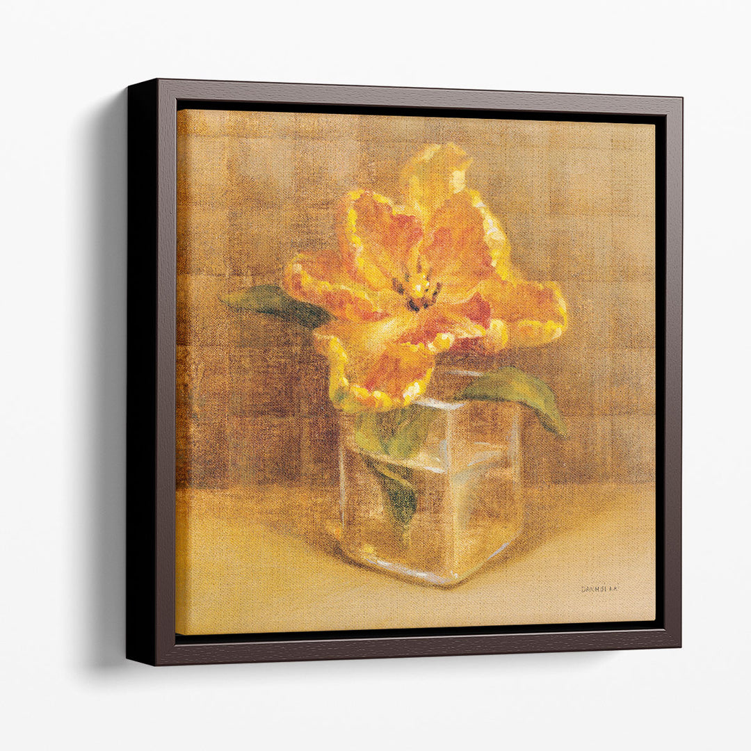 Tulip in Glass - Canvas Print Wall Art