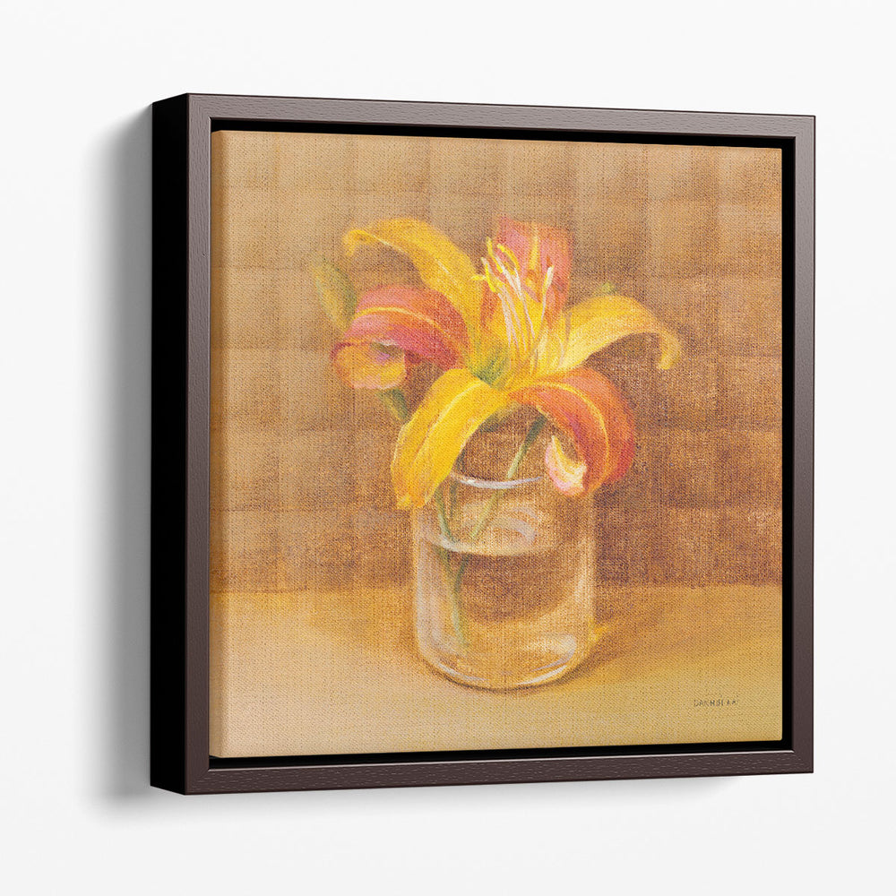 Lily in Glass - Canvas Print Wall Art