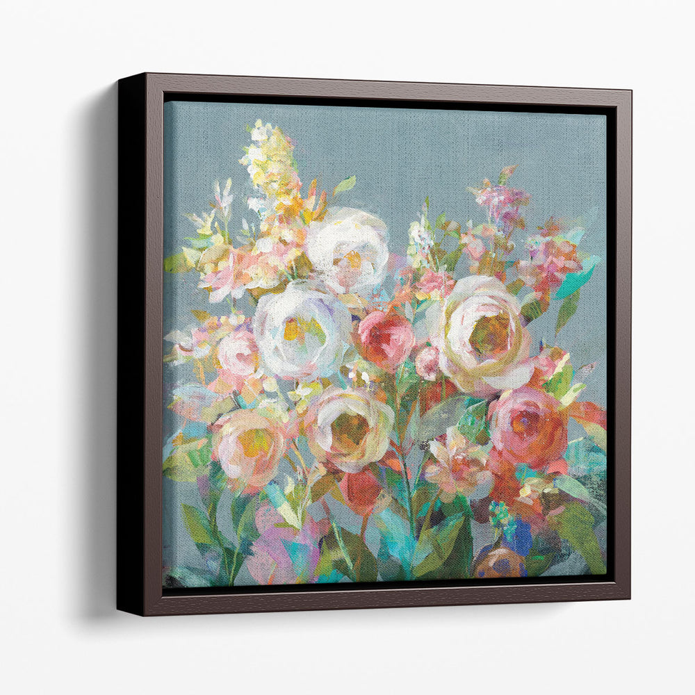 Joy of the Garden Square I - Canvas Print Wall Art