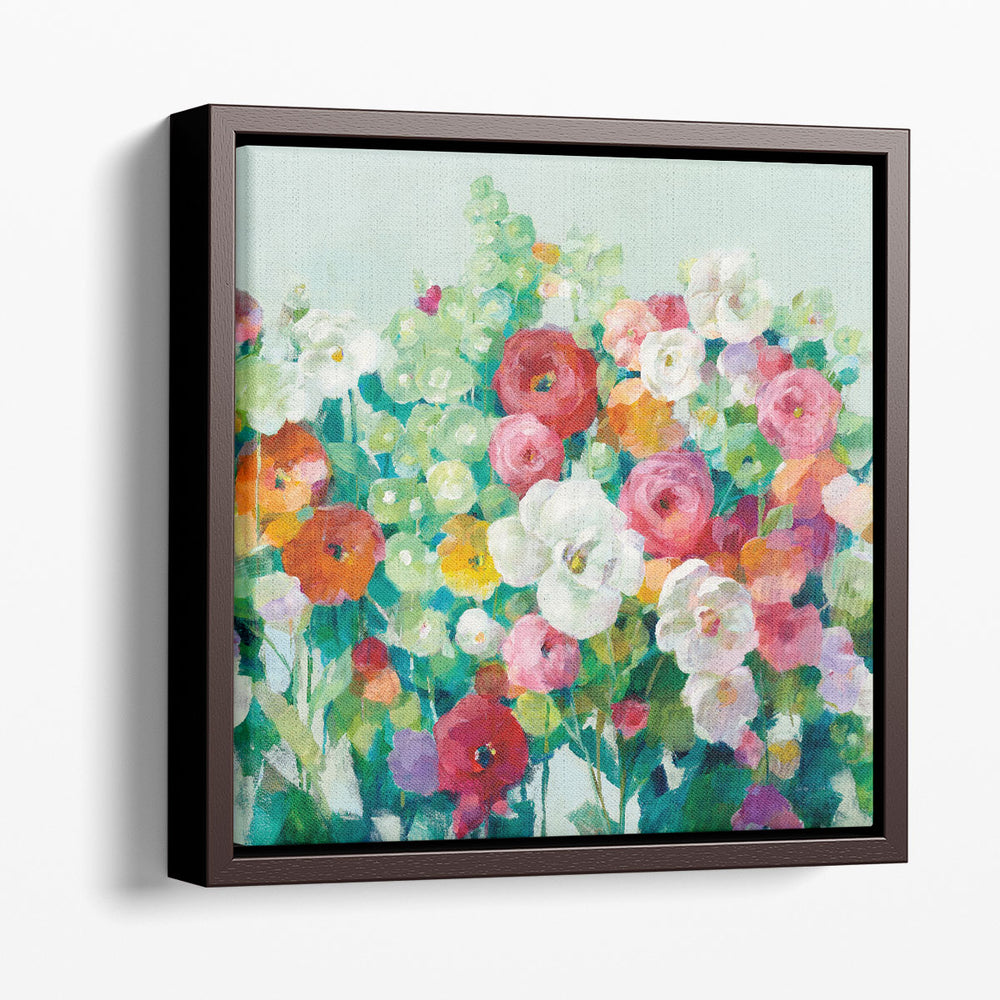 June Beauties Pale Blue - Canvas Print Wall Art