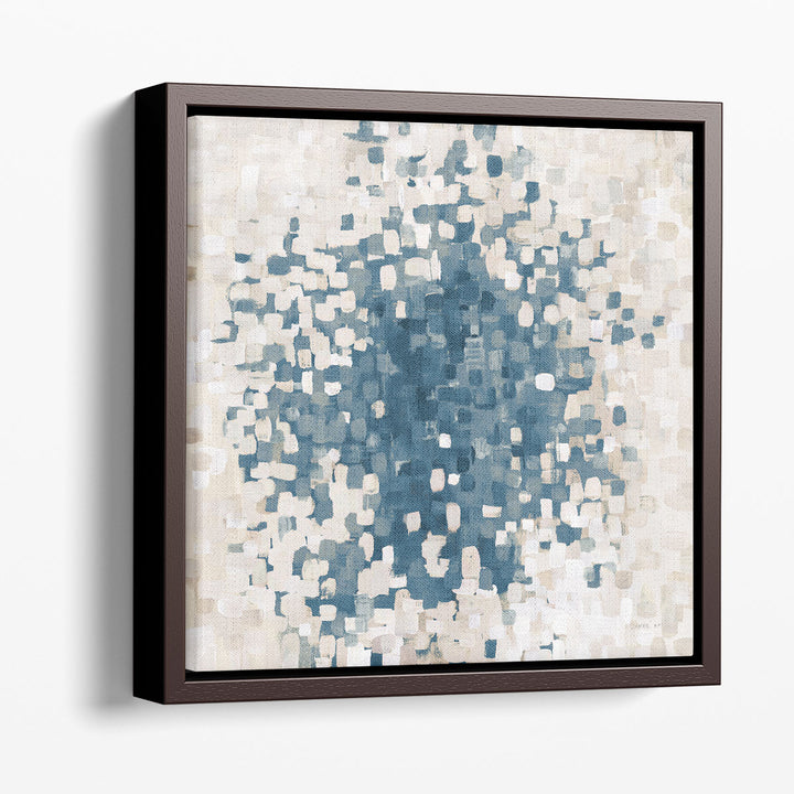 Summer Blocks Blue Sand - Canvas Print Wall Art