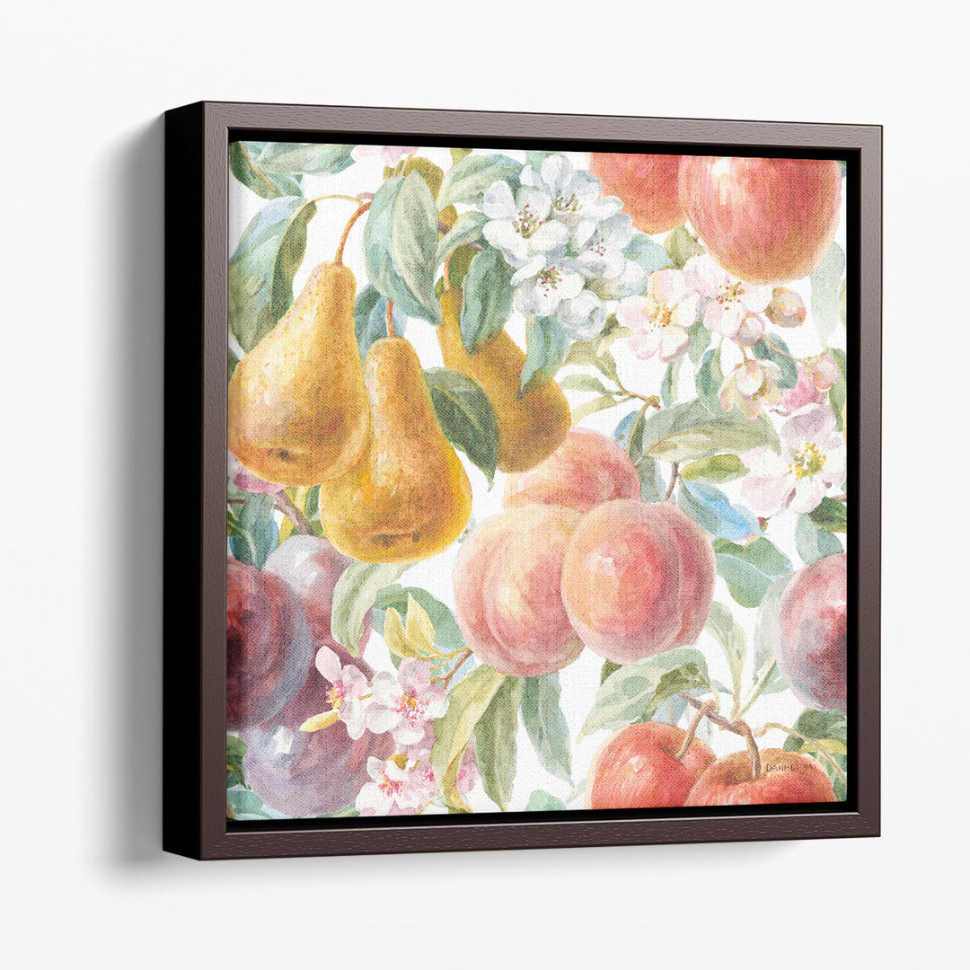 Blooming Orchard Pattern I - Canvas Print Wall Art