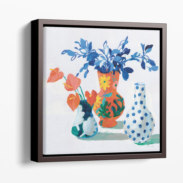 Bungalow Vases - Canvas Print Wall Art