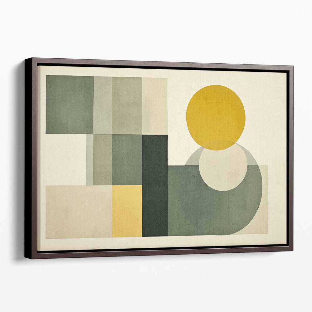 Soft Geometry Study - Canvas Print Wall Art