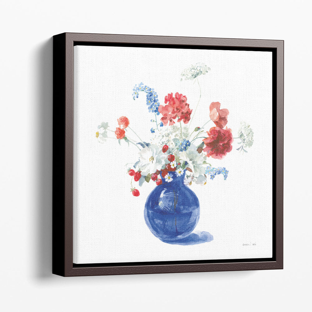 Americana Bouquet - Canvas Print Wall Art