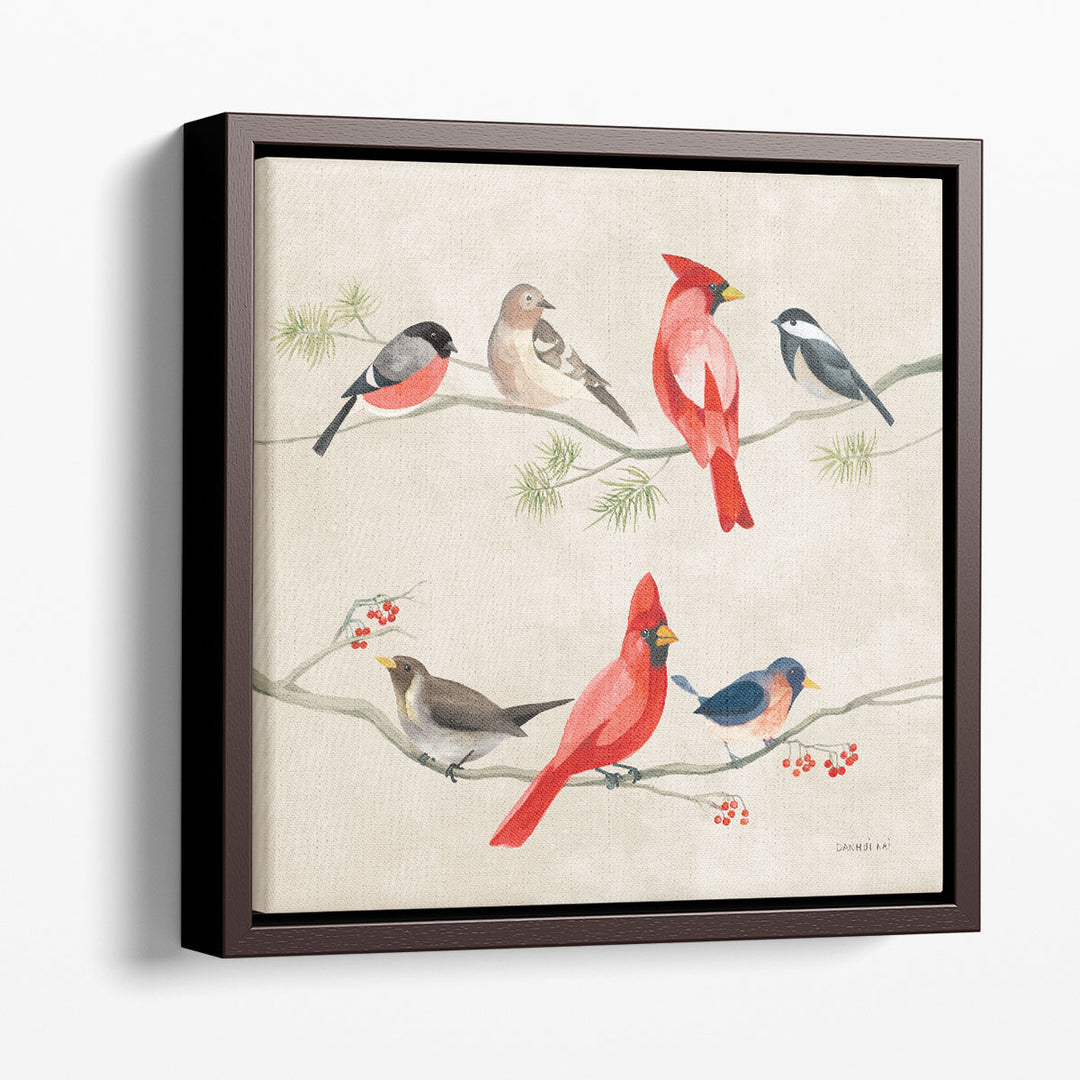 Festive Friends I - Canvas Print Wall Art