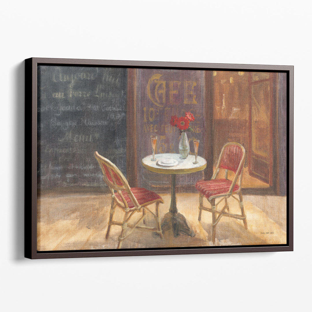 Cafe a Deux - Canvas Print Wall Art