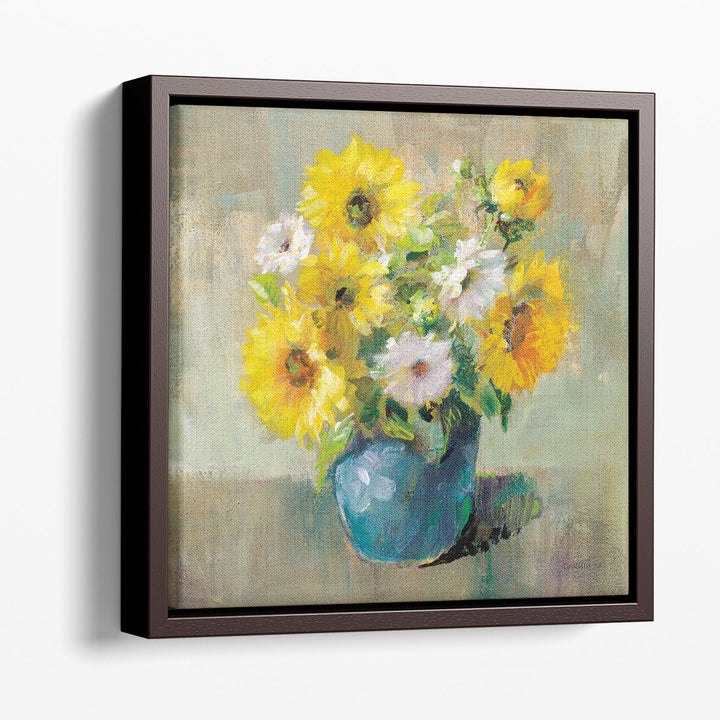 Sunflower Still Life I - Canvas Print Wall Art