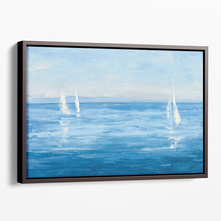 Open Sail with Turquoise - Canvas Print Wall Art