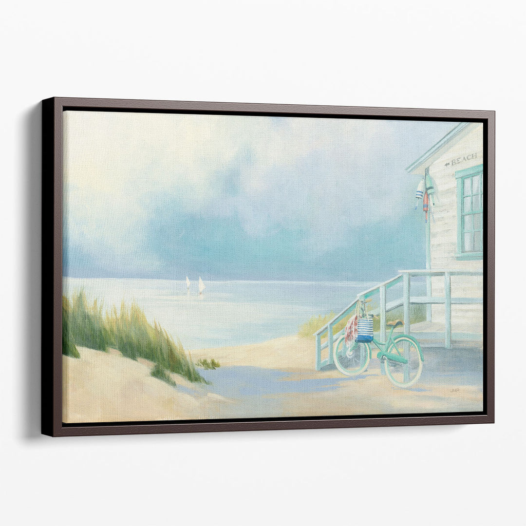 Morning Ride to the Beach - Canvas Print Wall Art