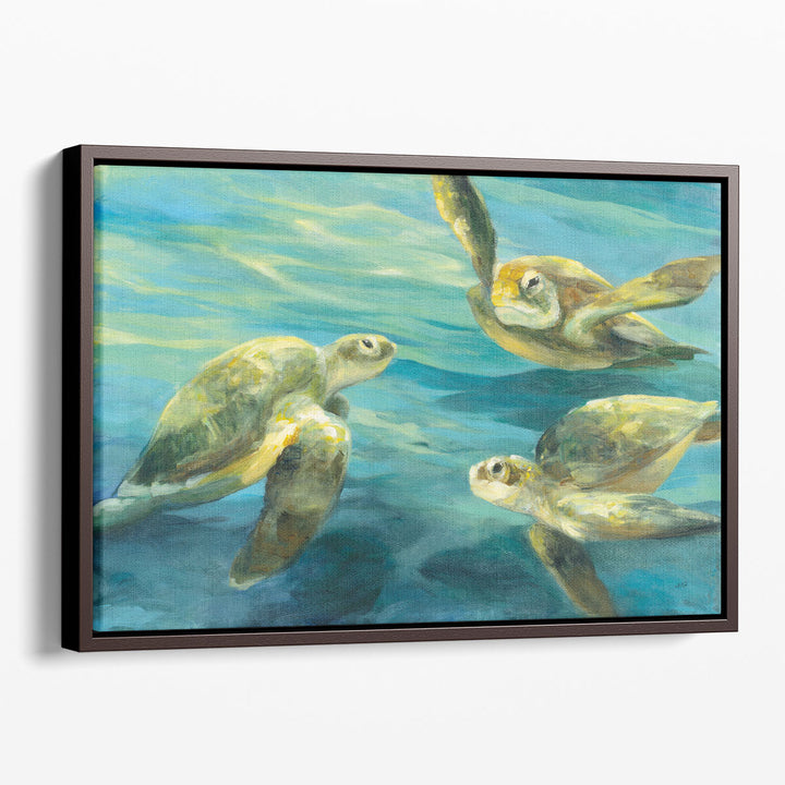 Sea Turtles - Canvas Print Wall Art