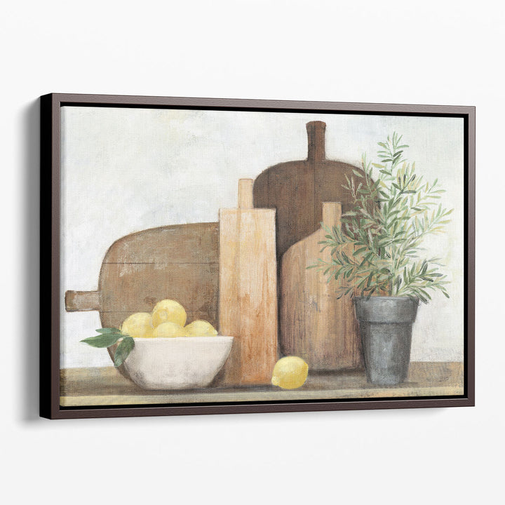 Rustic Kitchen - Canvas Print Wall Art