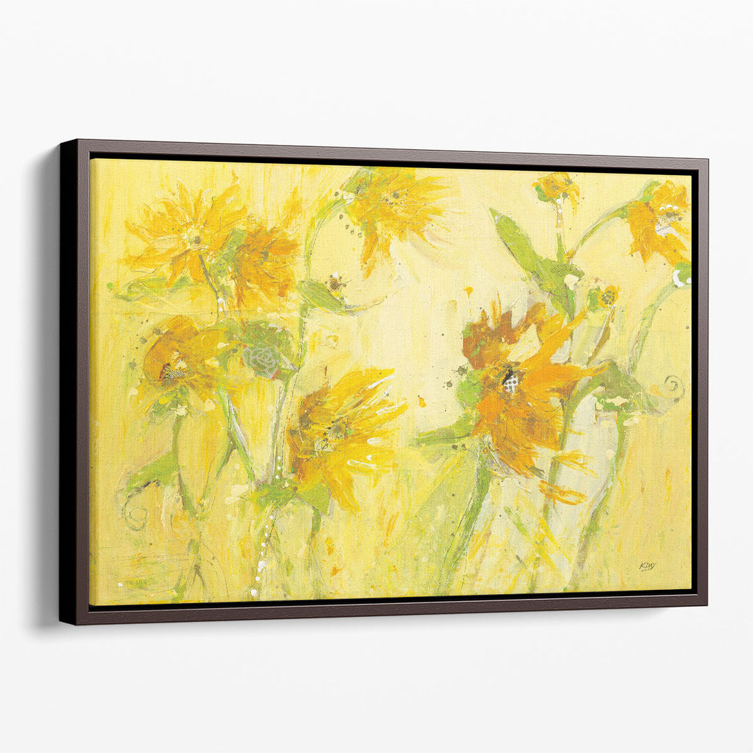 Your Sweet Orange Flowers - Canvas Print Wall Art