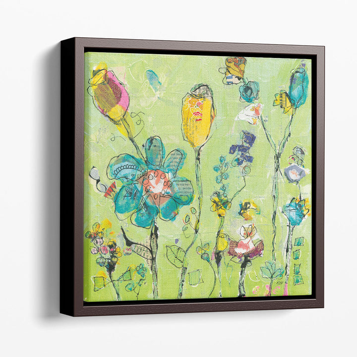 Doodle Garden - Canvas Print Wall Art