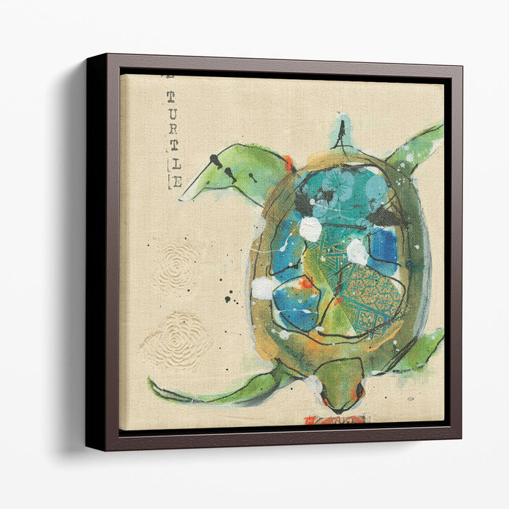 Chentes Turtle Light - Canvas Print Wall Art