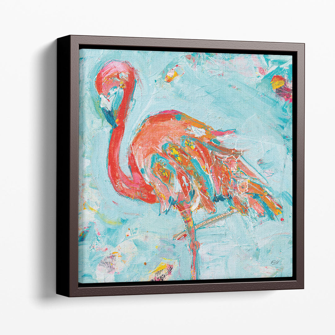 Flamingo Bright - Canvas Print Wall Art