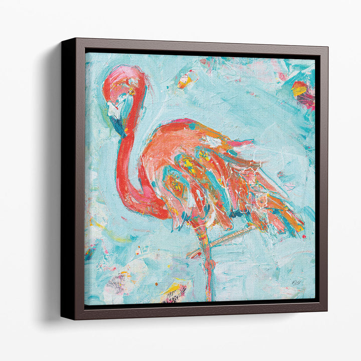 Flamingo Bright - Canvas Print Wall Art