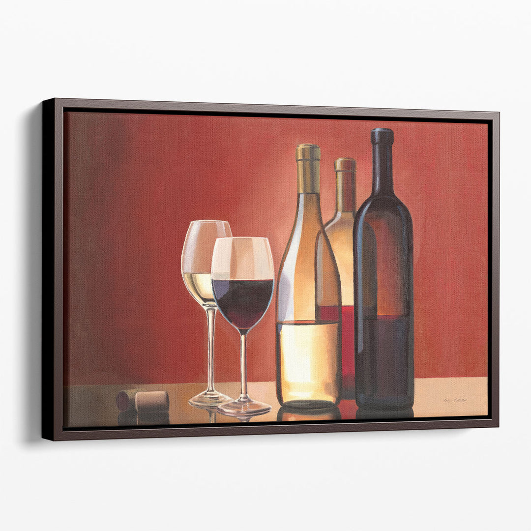 Wine Trio - Canvas Print Wall Art