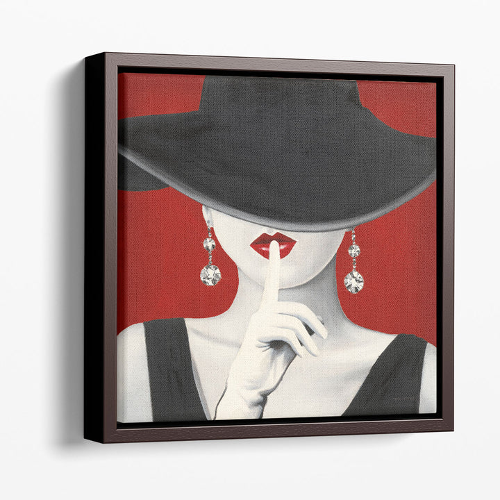 Haute Chapeau Rouge I - Canvas Print Wall Art