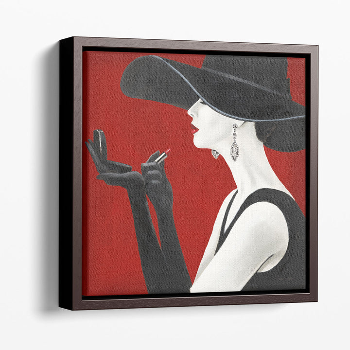 Haute Chapeau Rouge II - Canvas Print Wall Art