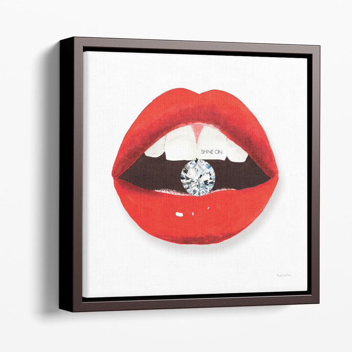 Hot Lips II - Canvas Print Wall Art