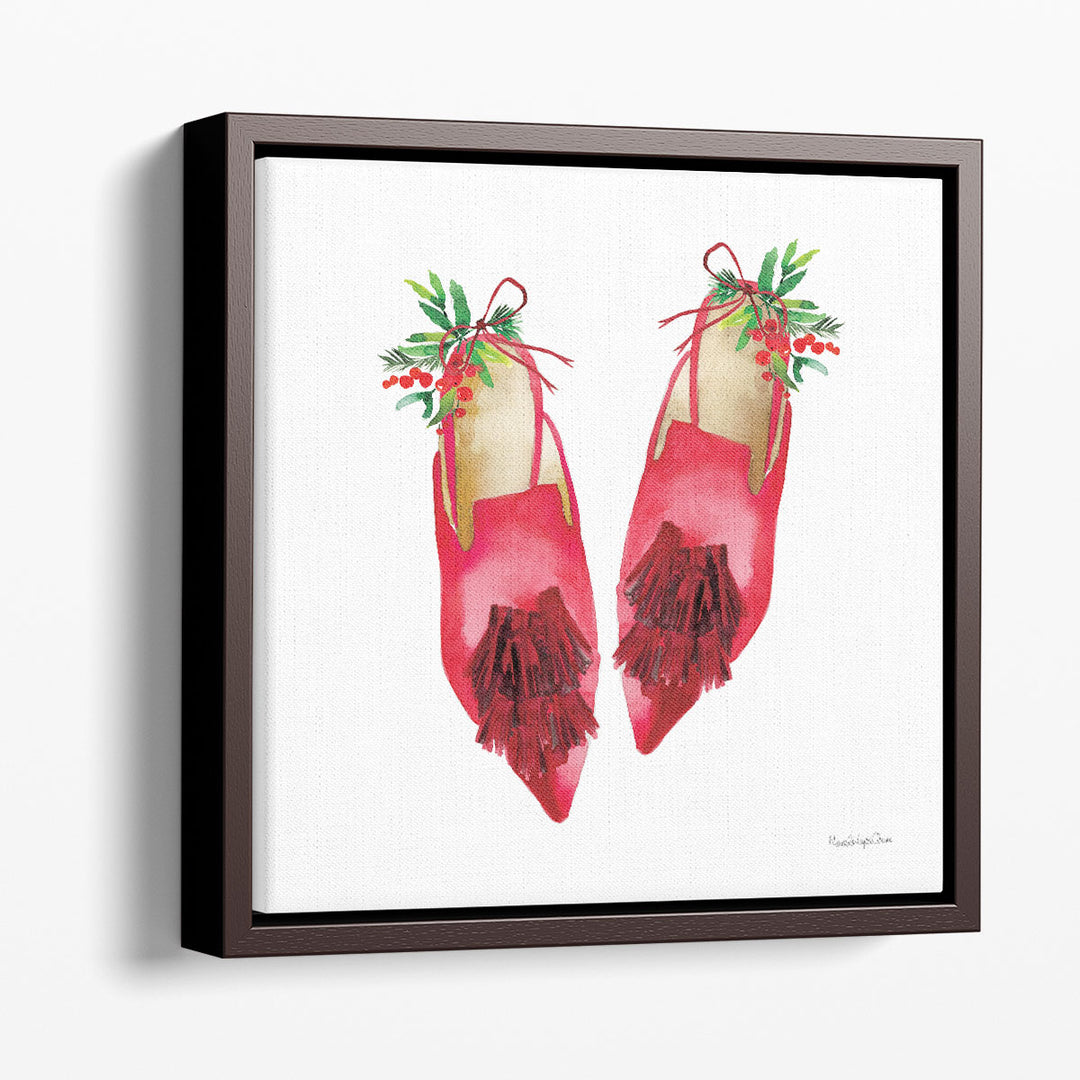 Christmas Eve Mules I - Canvas Print Wall Art