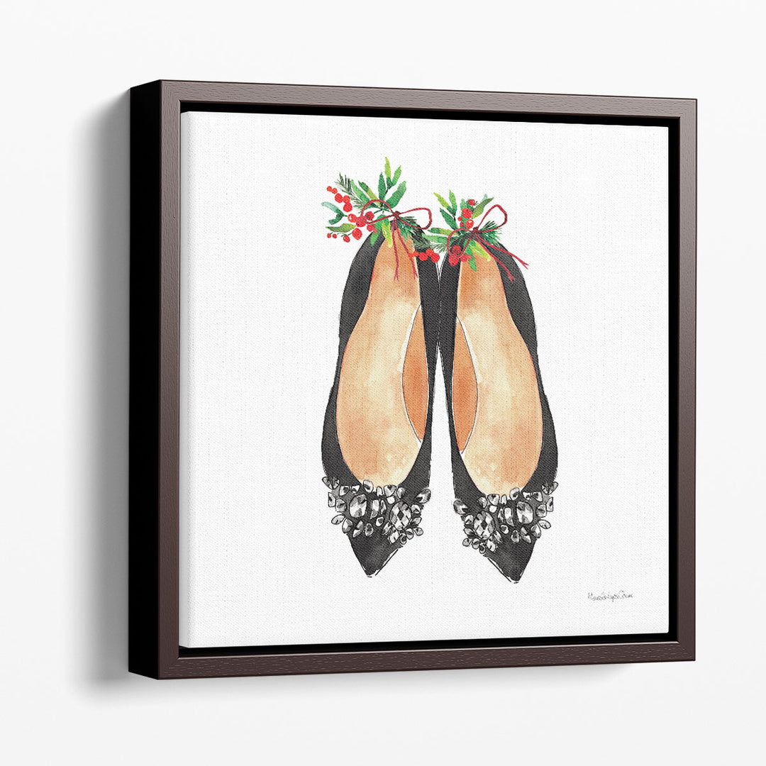 Christmas Shoes I - Canvas Print Wall Art