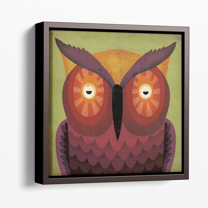 Owl Wow - Canvas Print Wall Art