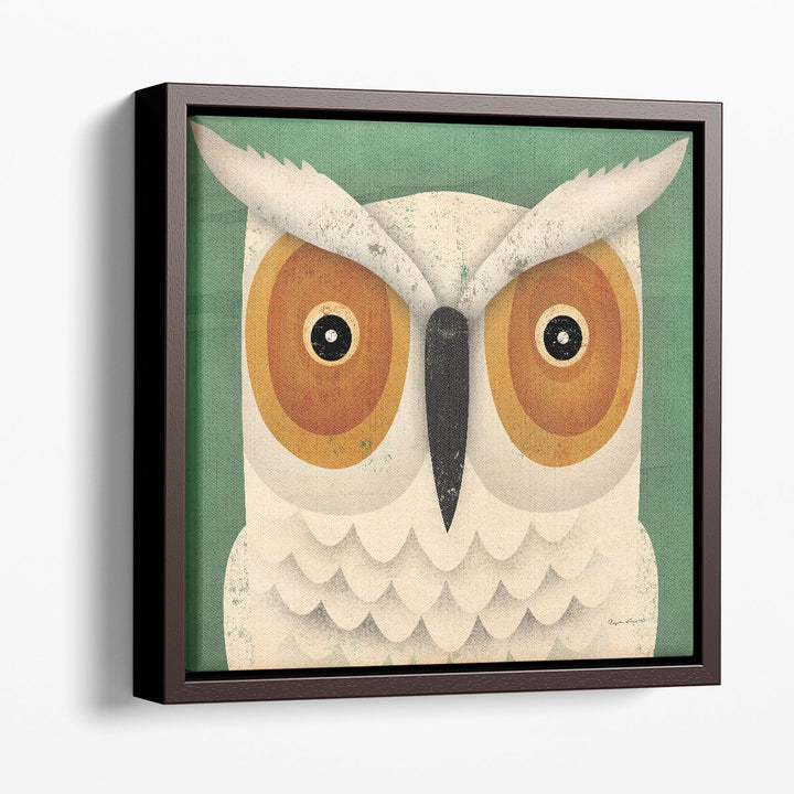 White Owl - Canvas Print Wall Art