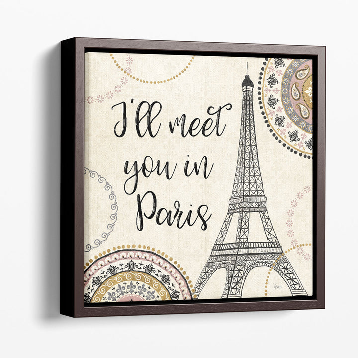 Romance in Paris II - Canvas Print Wall Art